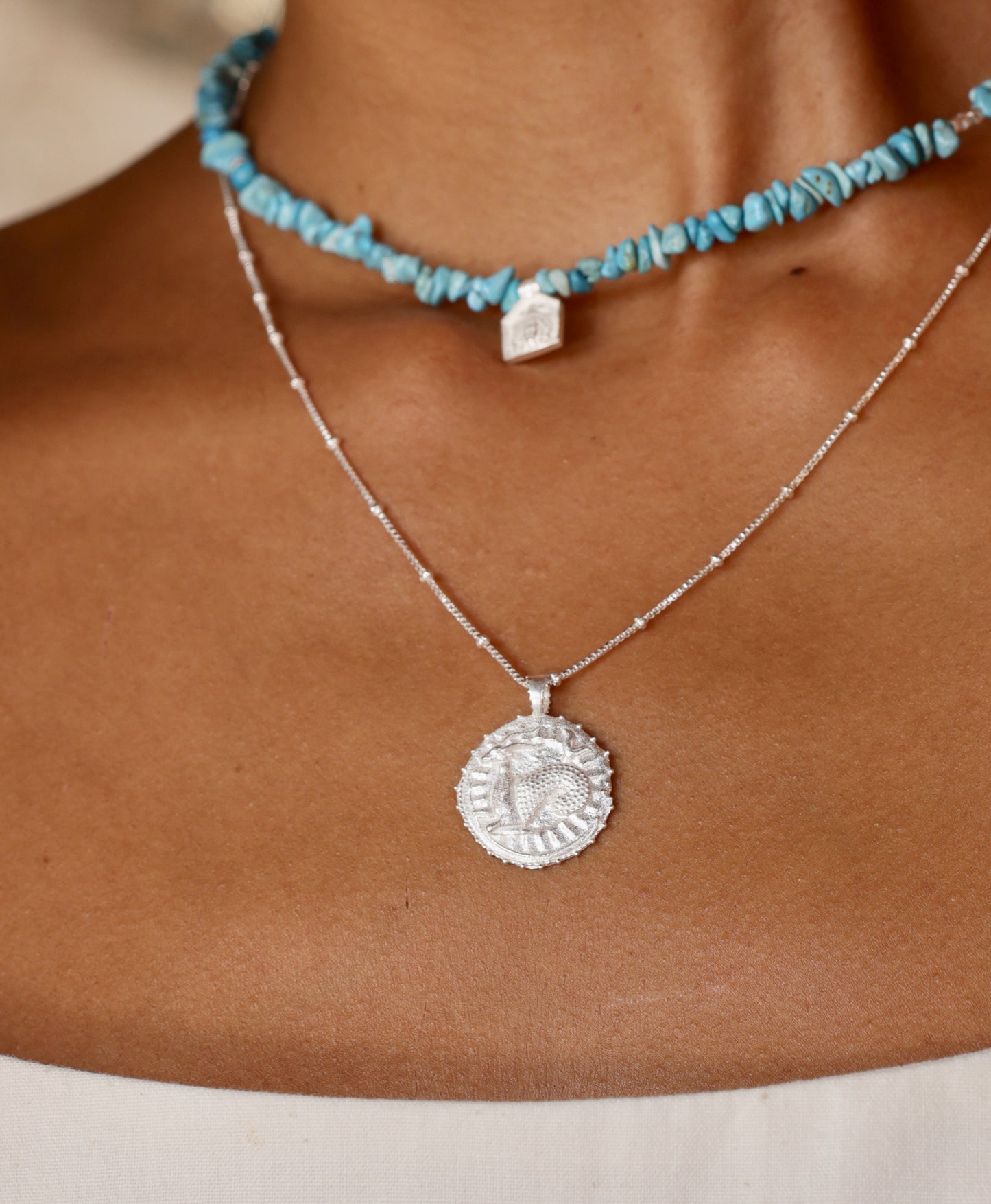 Zodiac Manifesting Necklace (double sided)