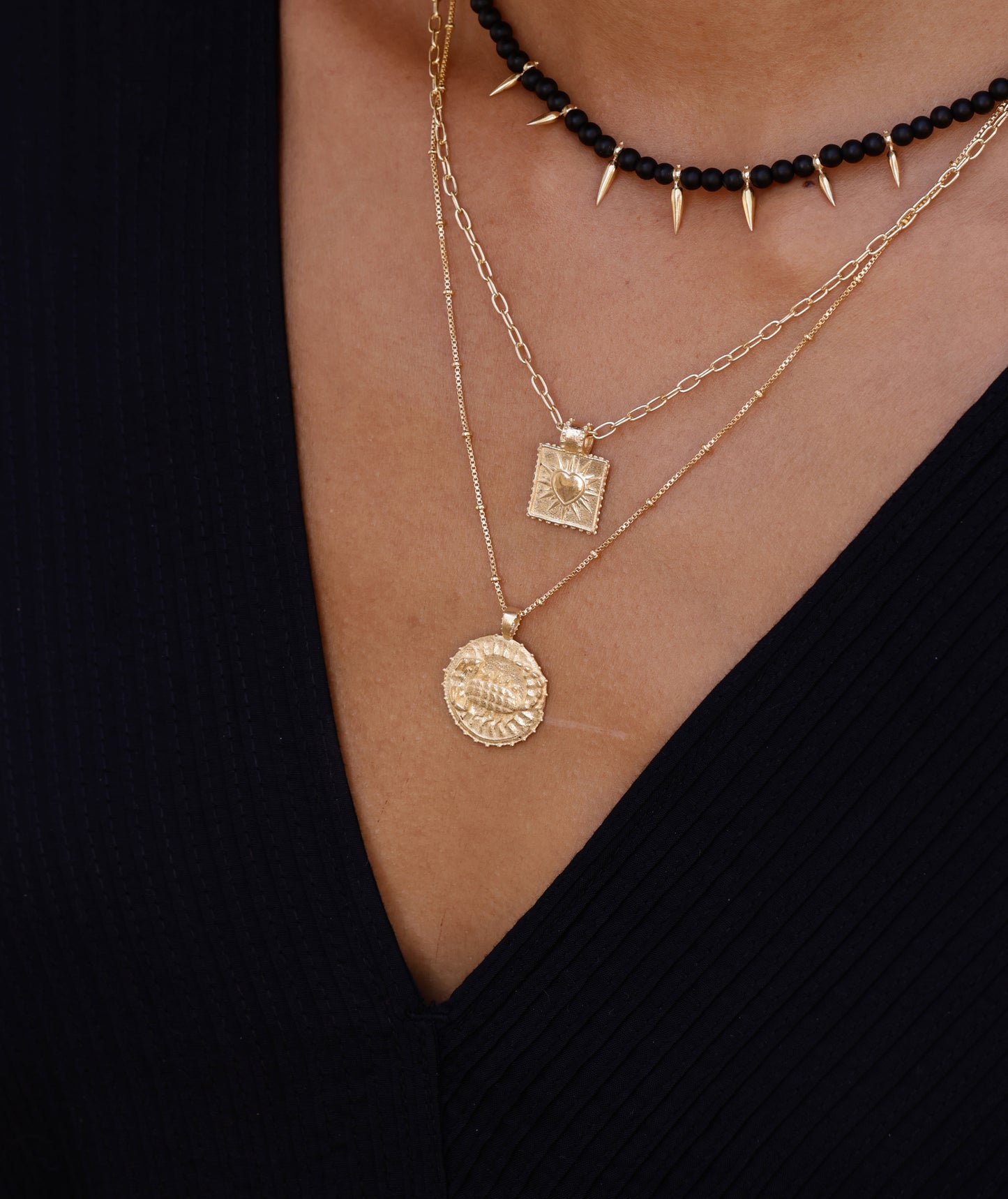 Zodiac Manifesting Necklace (double sided)