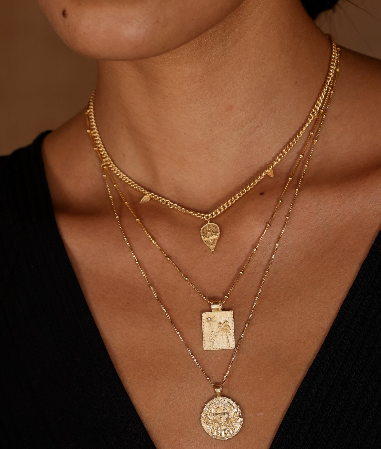 Voyager Palm Necklace