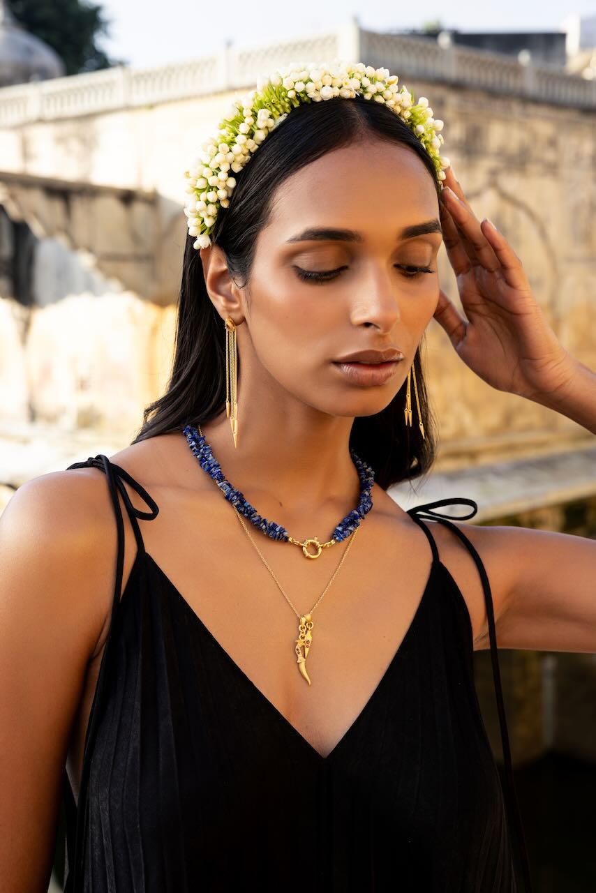 Lapis Lazuli Twist Necklace