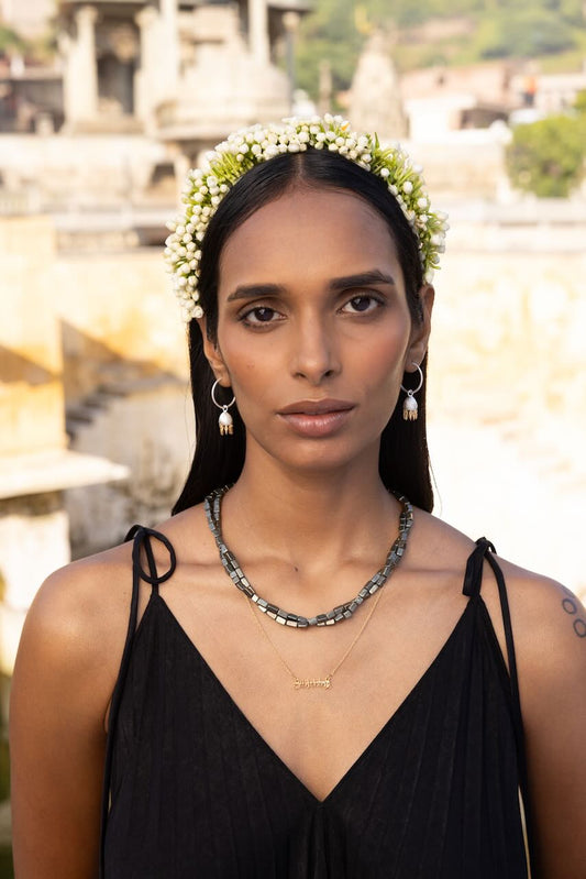 Pyrite Twisted Choker Necklace