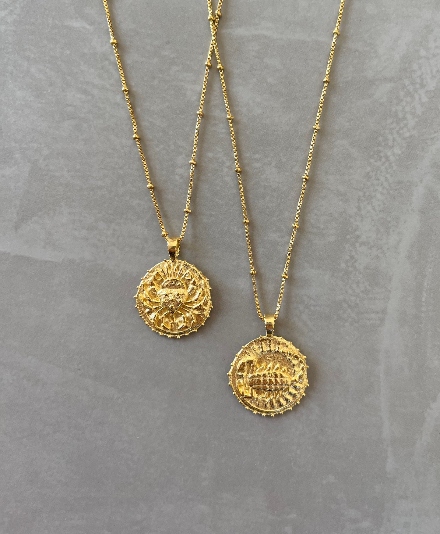 Zodiac Manifesting Necklace (double sided)