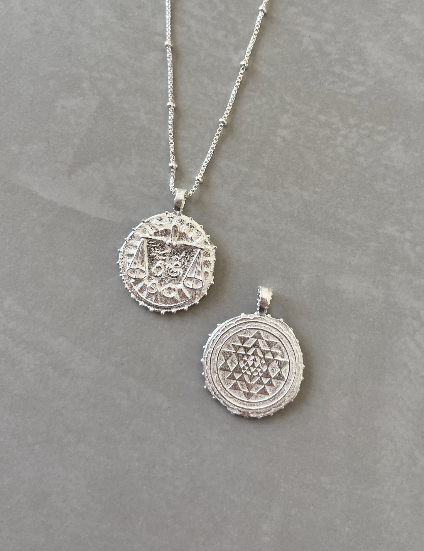 Zodiac Manifesting Necklace (double sided)