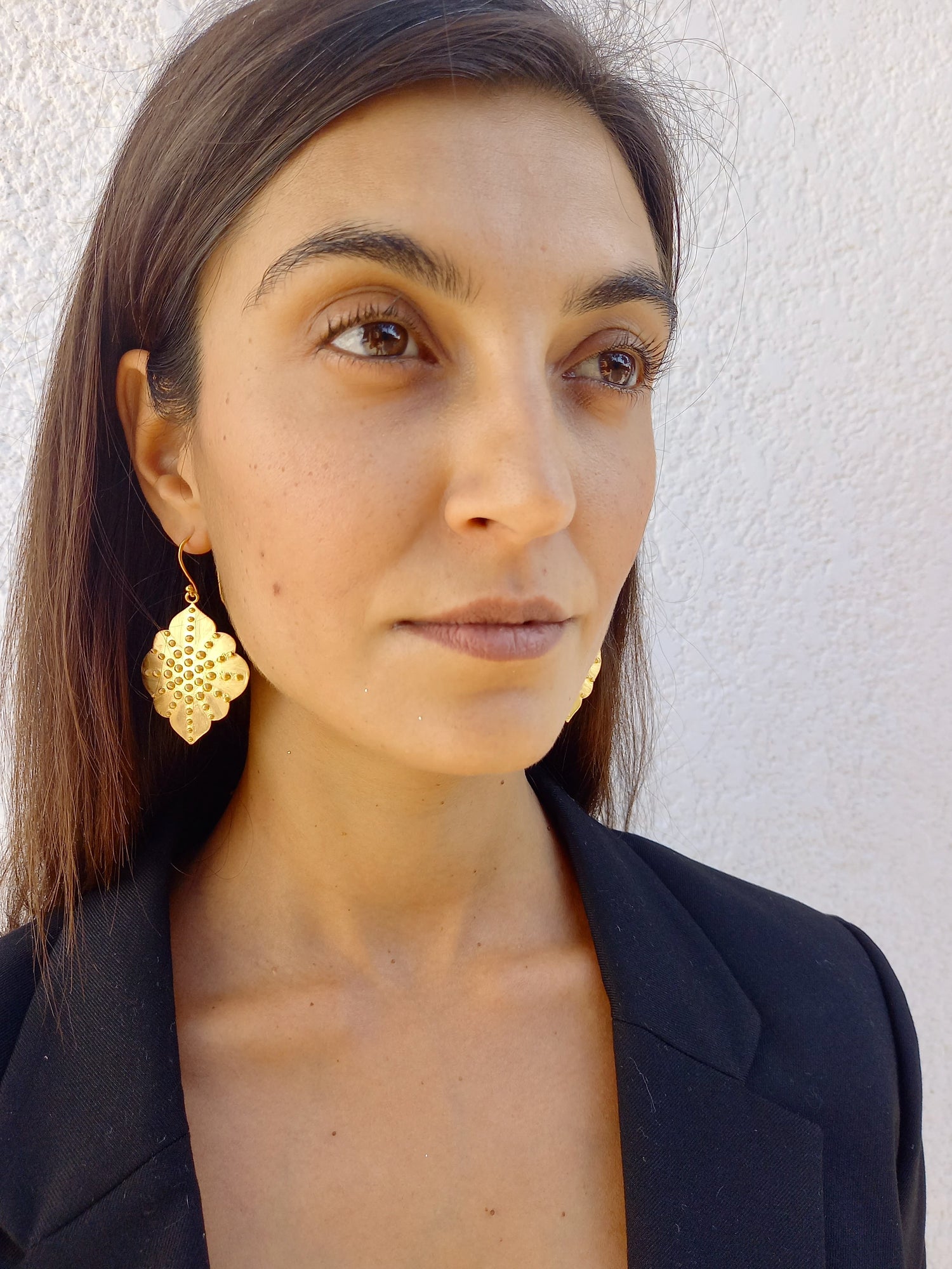Granulated Ashram Window Earrings LIMITED EDITION