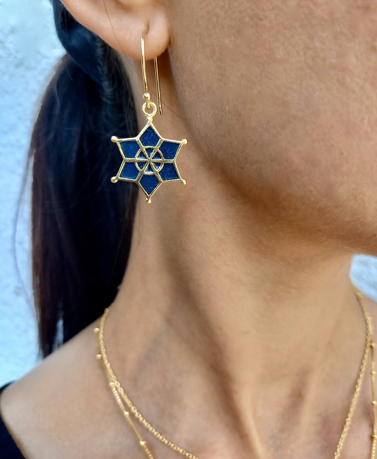 Meena Star Earrings