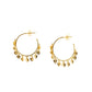 Peepal Leaf Hoops