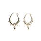 Tribal Spike Hoops