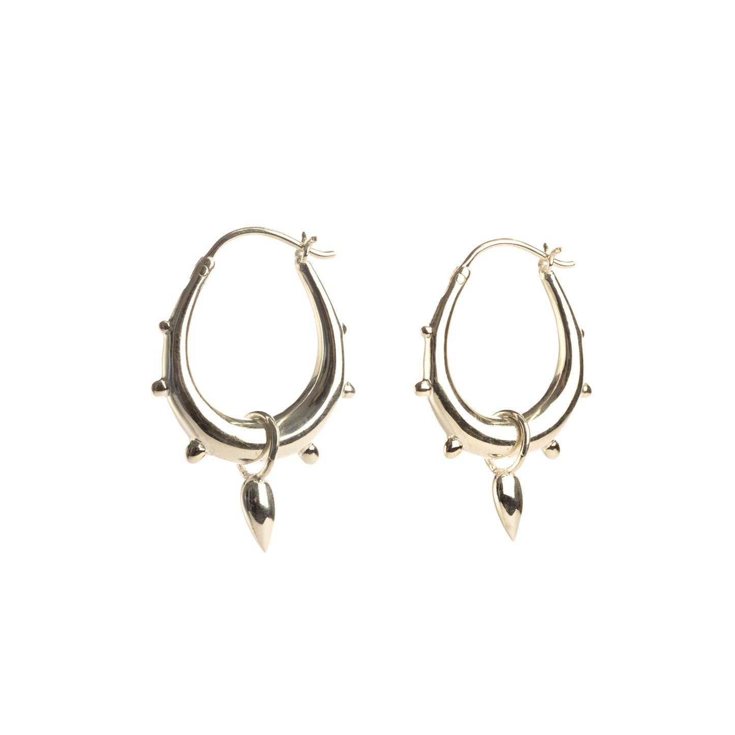 Tribal Spike Hoops