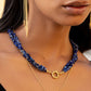 Lapis Lazuli Twist Necklace