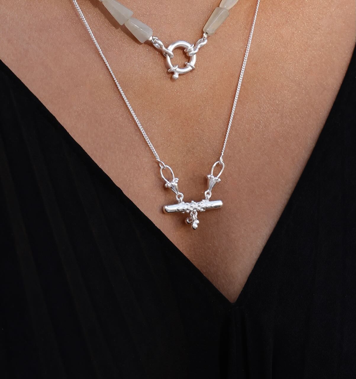 Bar Amulet Necklace & Chain