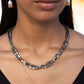 Pyrite Twisted Choker Necklace