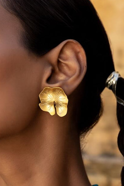 Lotus Leaf Earrings