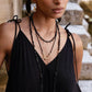 Black Onyx Opera Necklace