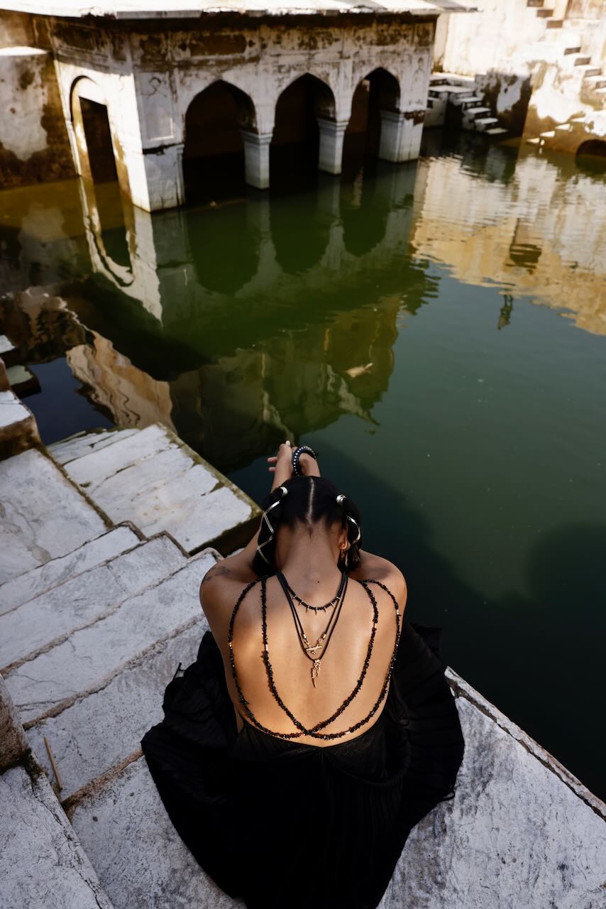 Bar Amulet Necklace & Cord