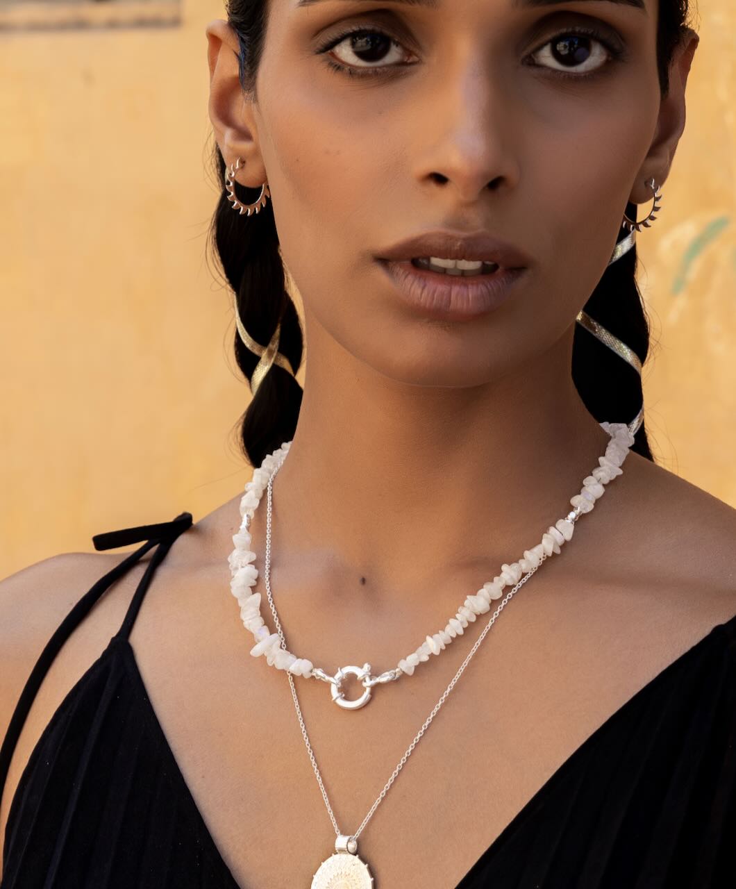 Rainbow Moonstone Necklace