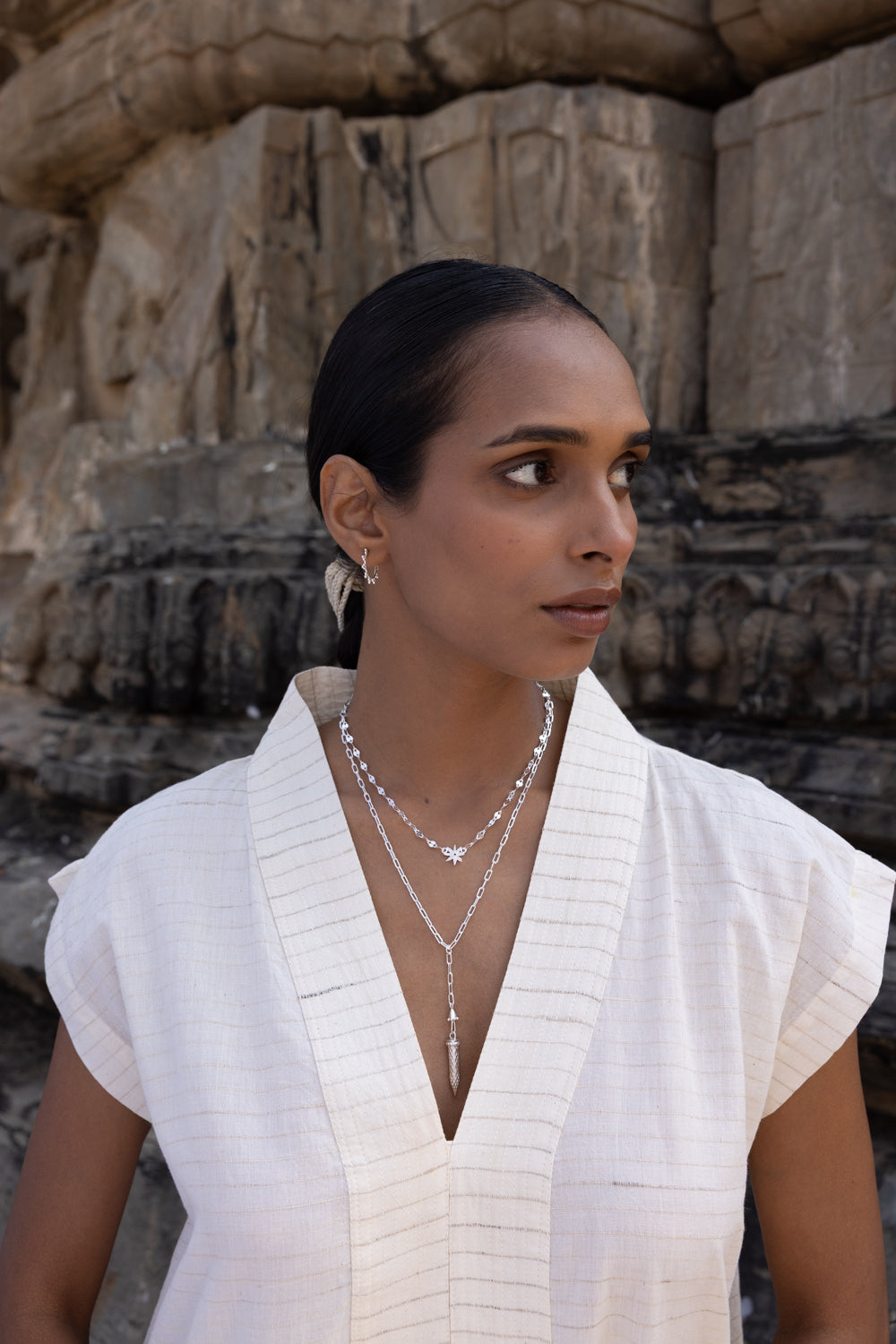 Star Anise Mirror Necklace