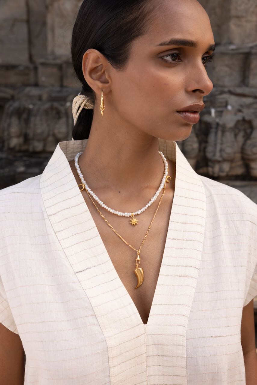 Stellar Pearl Necklace