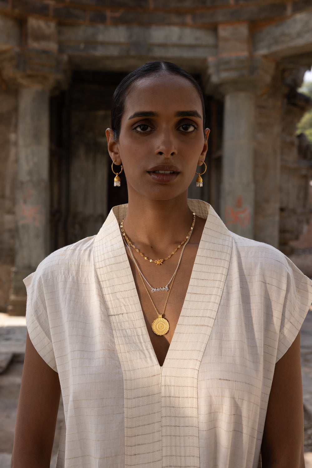 Star Anise Mirror Necklace