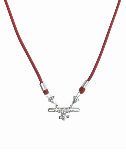 Bar Amulet Necklace & Cord