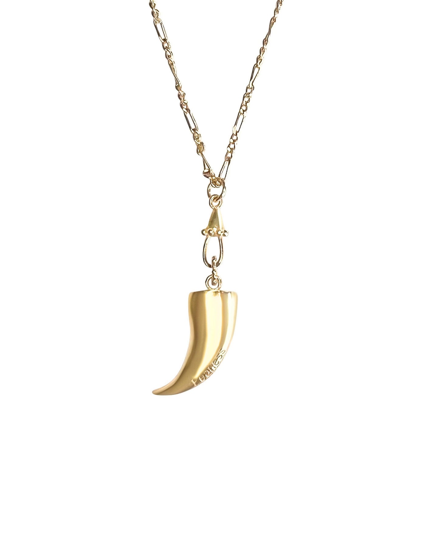 Gold Tigress Claw pendant