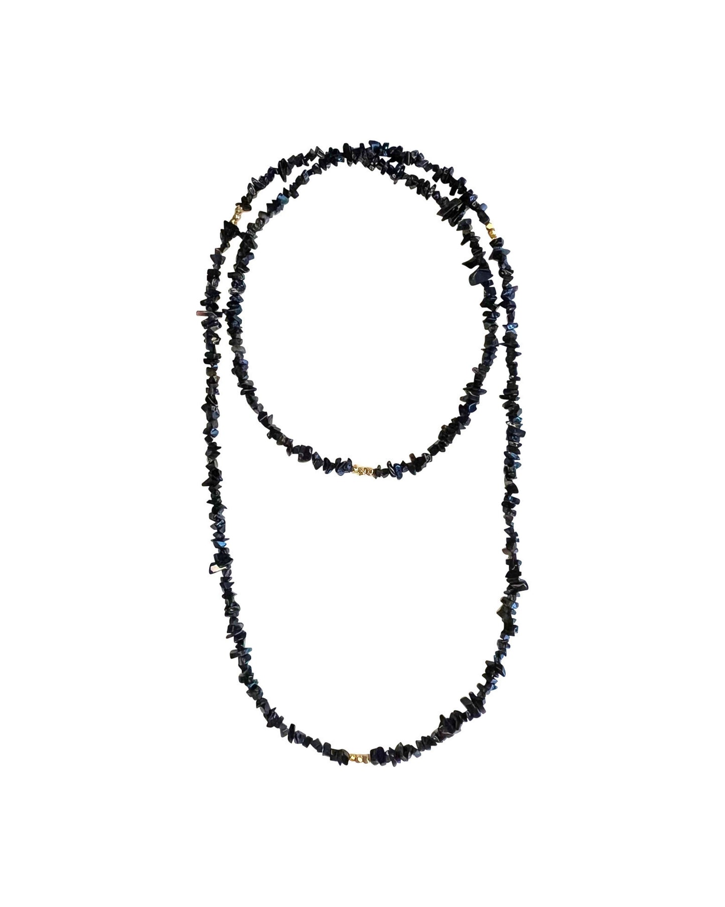 Black Onyx Opera Necklace
