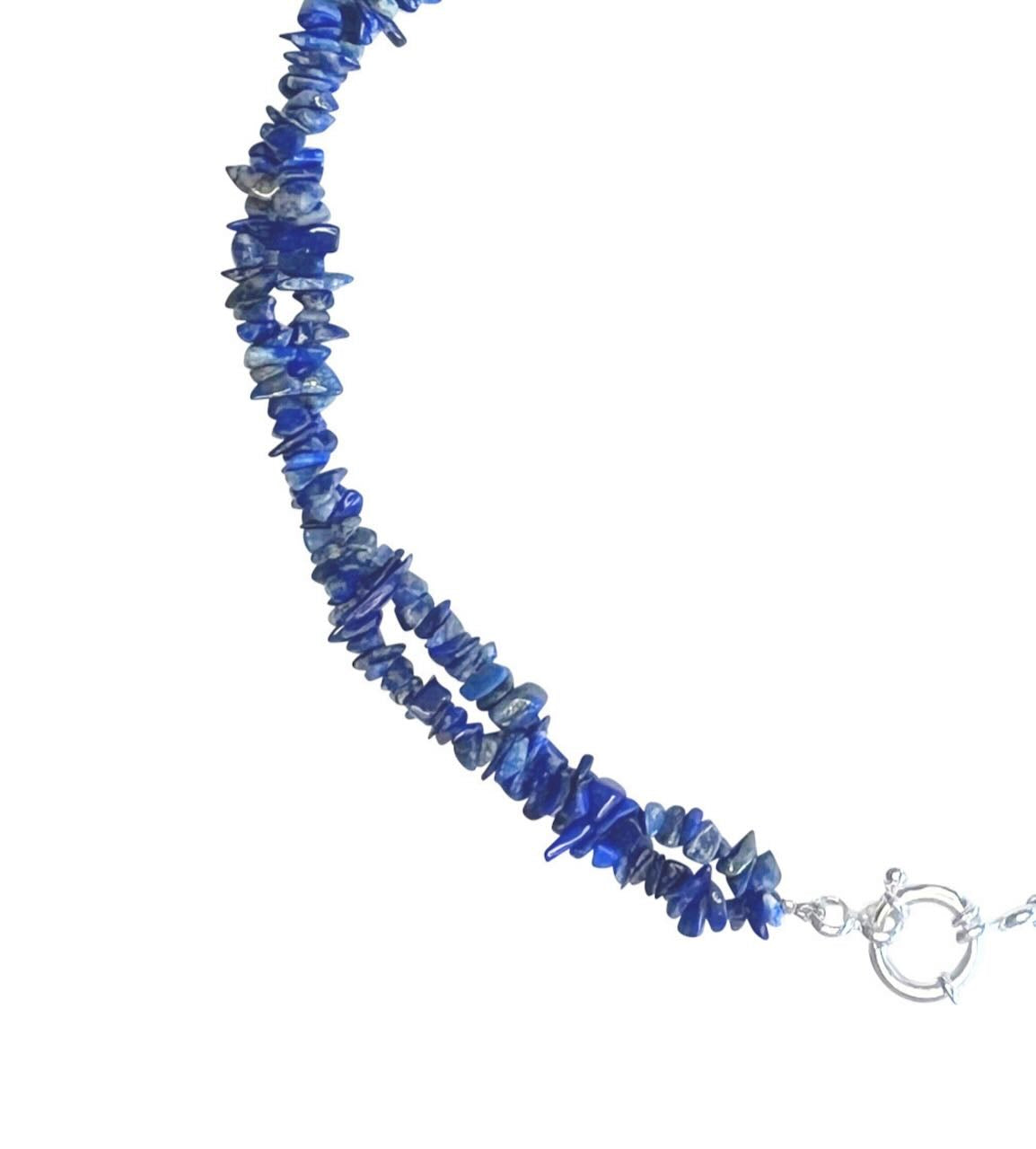 Lapis Lazuli Twist Necklace