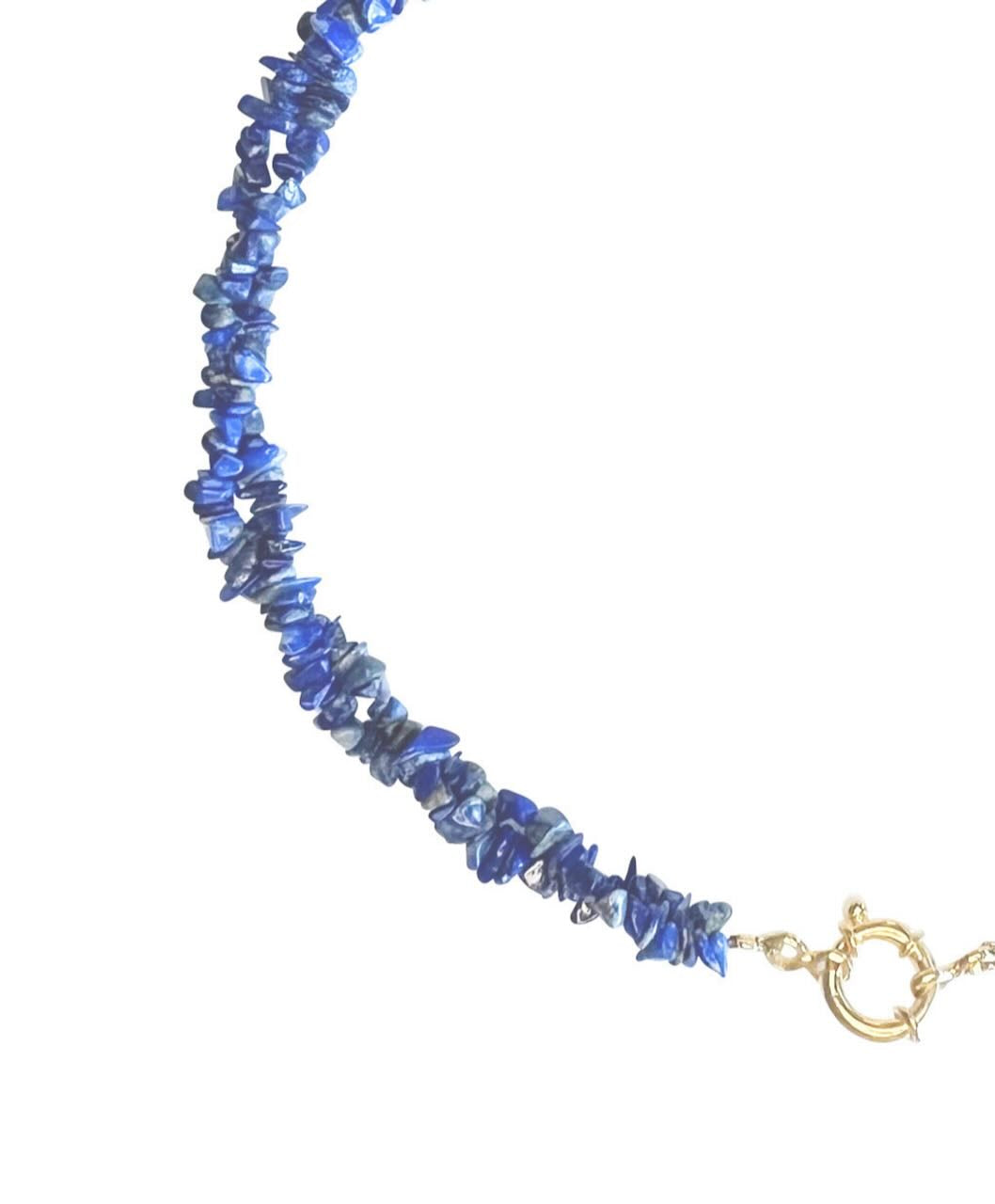 Lapis Lazuli Twist Necklace