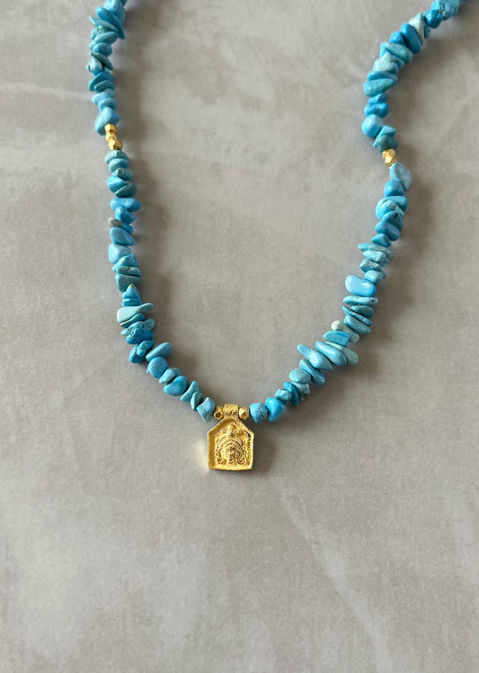 Turquoise Goddess Necklace