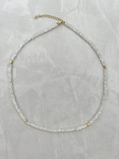 Rainbow Moonstone Necklace