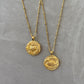 Zodiac Manifesting Necklace (double sided)