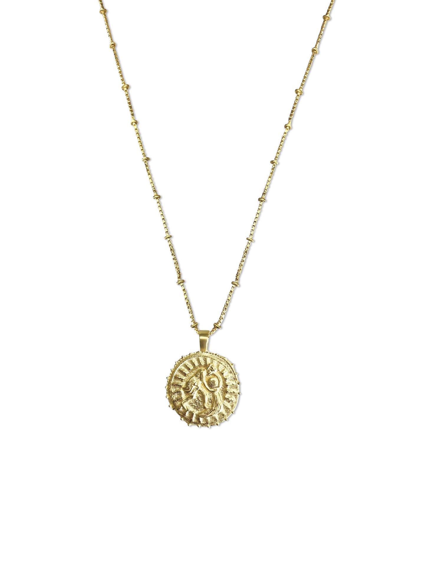 Zodiac Manifesting Necklace (double sided)