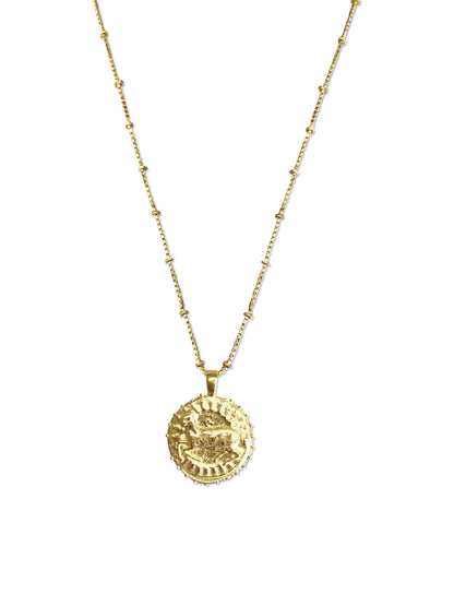 Zodiac Manifesting Necklace (double sided)