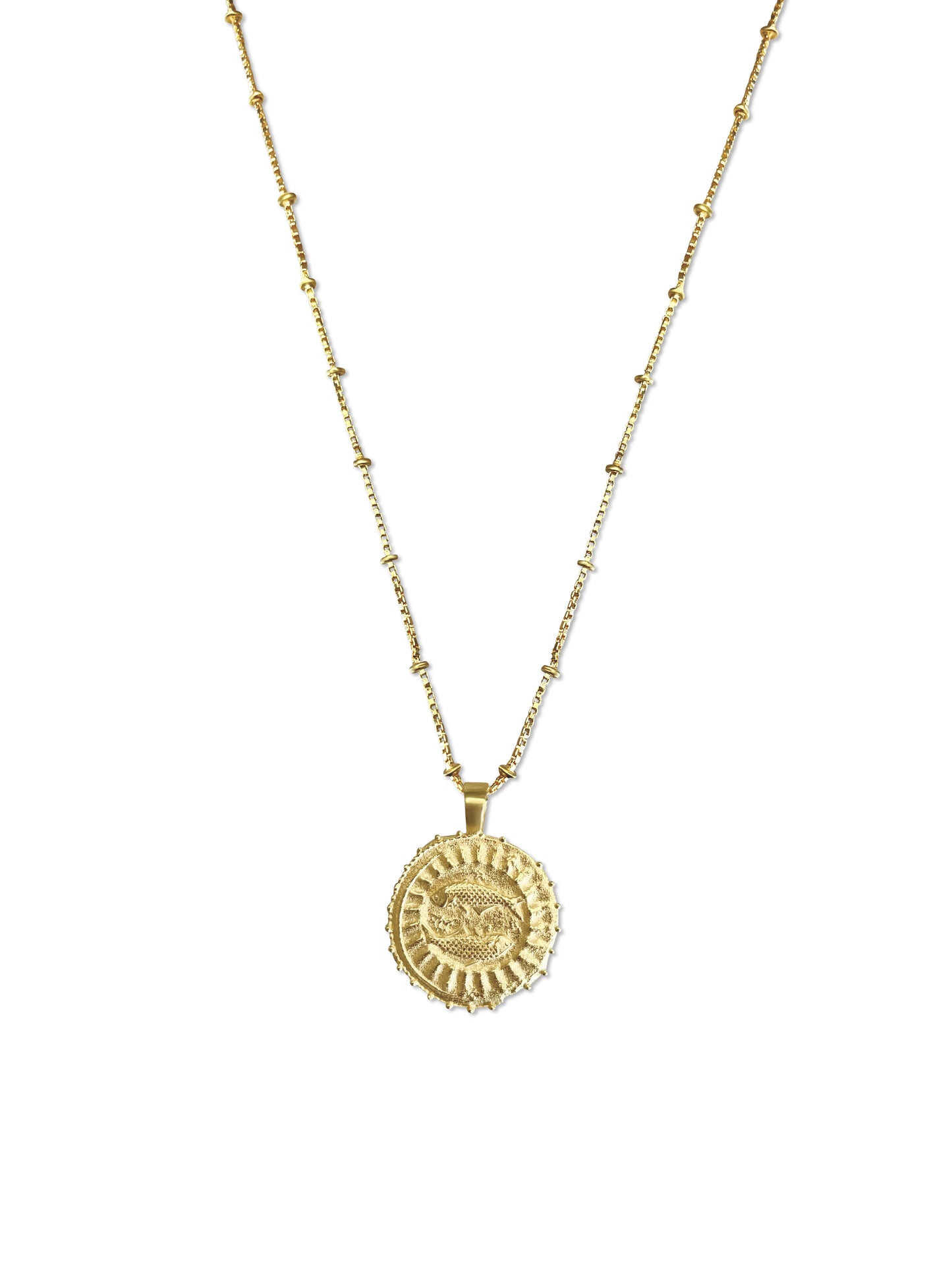 Zodiac Manifesting Necklace (double sided)