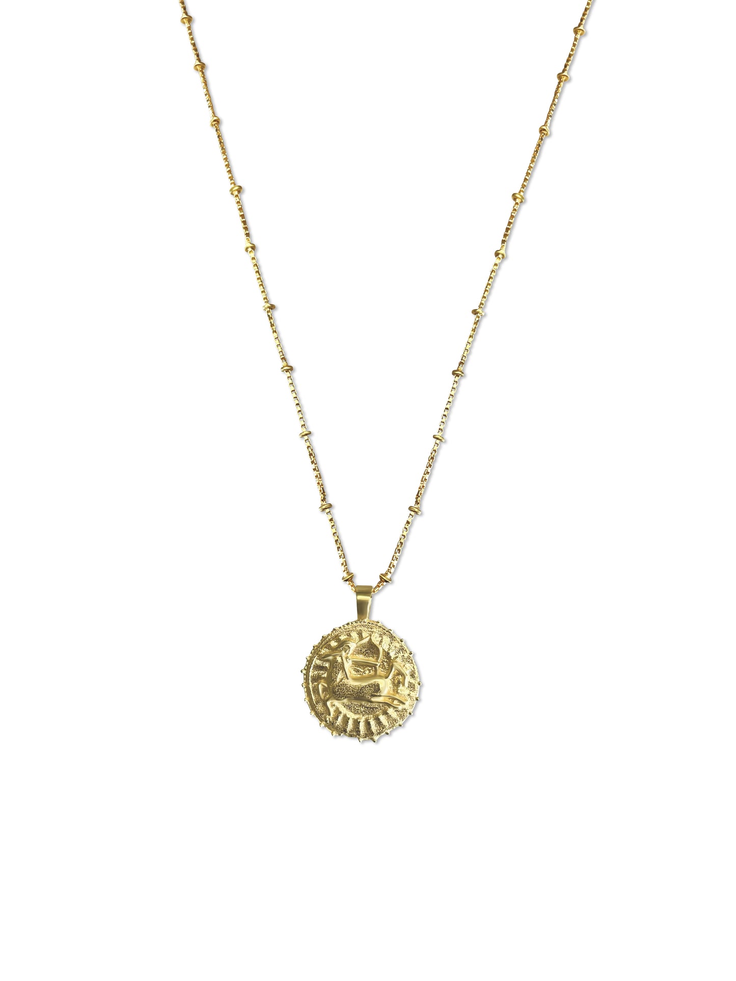 Zodiac Manifesting Necklace (double sided)