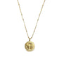 Zodiac Manifesting Necklace (double sided)