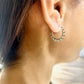 Wild Tigress Claw Hoops