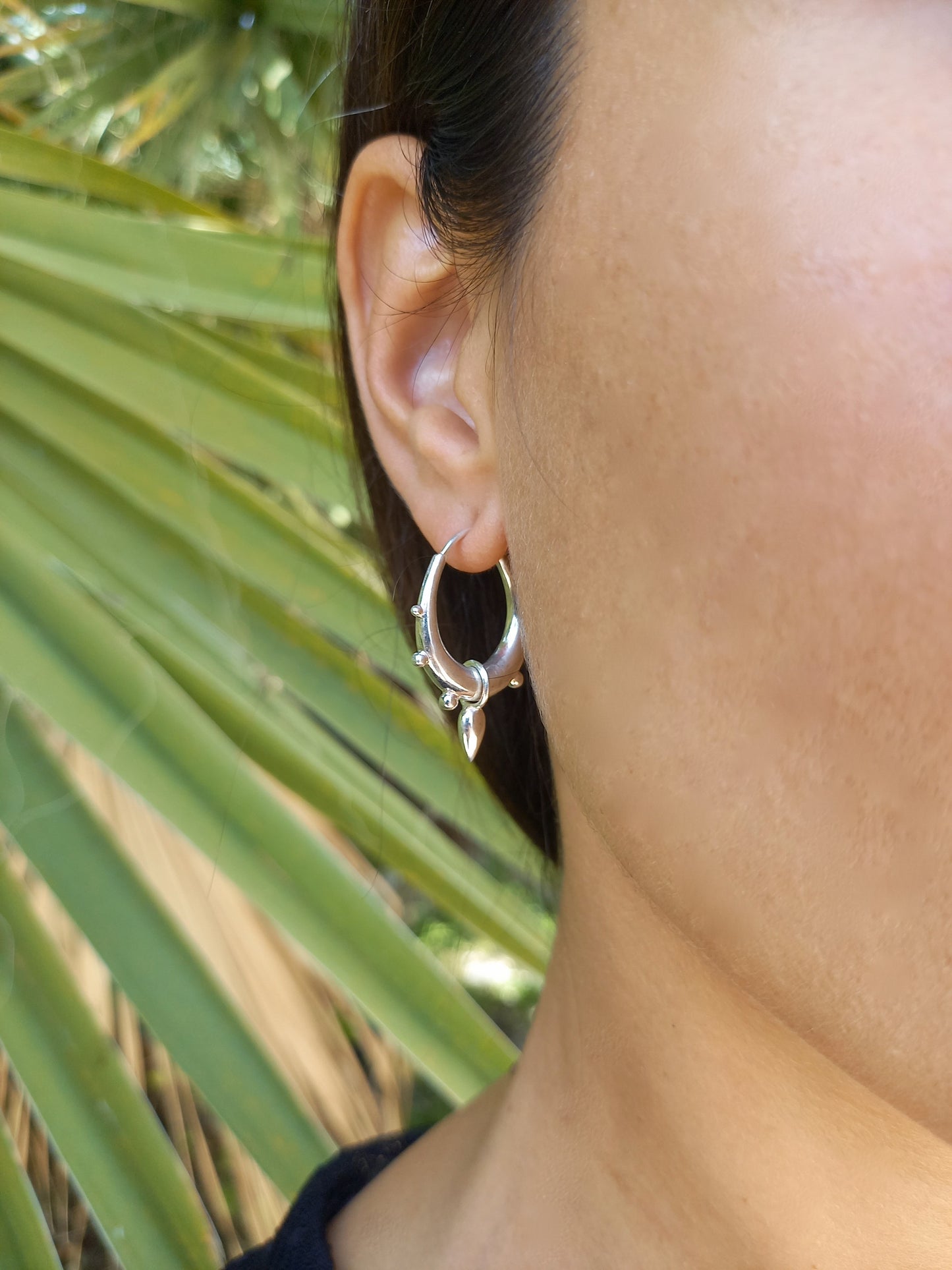 Tribal Spike Hoops