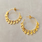 Peepal Leaf Hoops